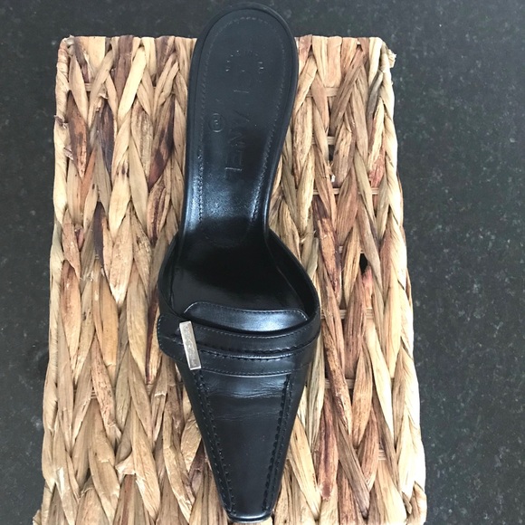 CHANEL Authentic - Made in Italy ✨ Blk Leather - Picture 6 of 7